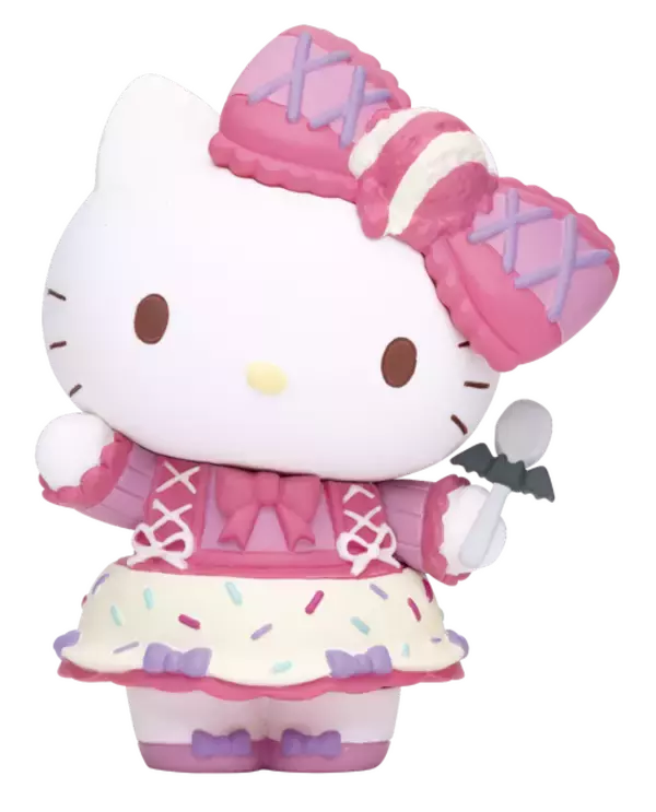 「「サンリオ」ハローキティ、シナモロールがハロウィーンなお菓子に♪ オリジナルグッズがHappyくじ登場」の画像