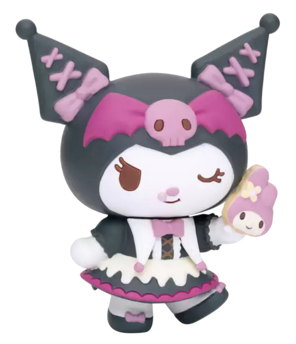 「「サンリオ」ハローキティ、シナモロールがハロウィーンなお菓子に♪ オリジナルグッズがHappyくじ登場」の画像