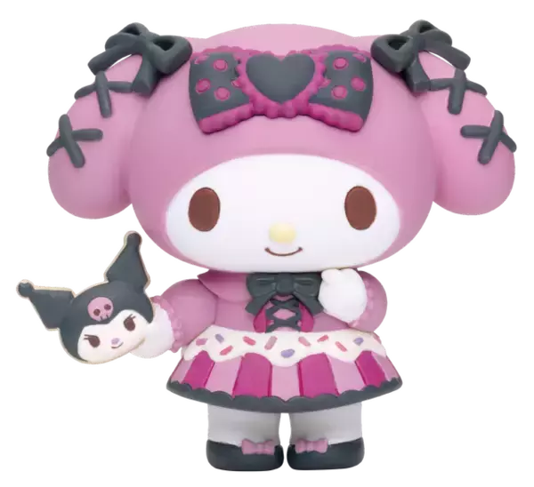 「「サンリオ」ハローキティ、シナモロールがハロウィーンなお菓子に♪ オリジナルグッズがHappyくじ登場」の画像