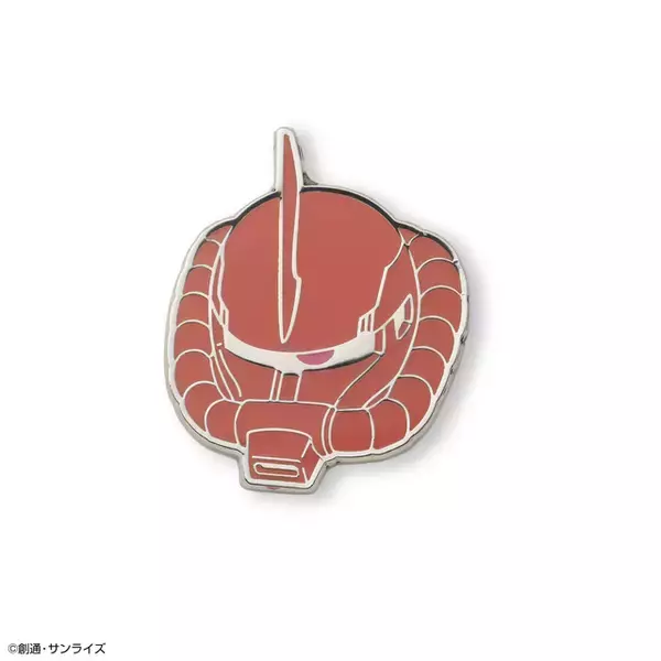 「「ガンダム」ザク、ジオング、百式が“生首”ピンズに！新作グッズ登場」の画像