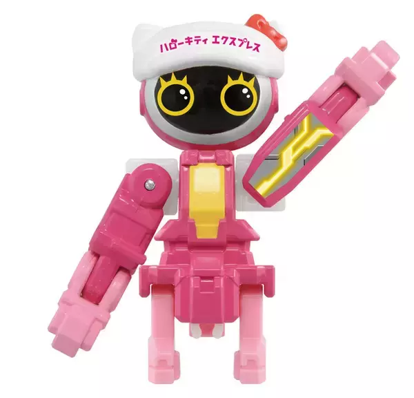 「ハローキティとガリガリ君、トミカと異色コラボ!?「特装合体ロボ ジョブレイバー」になって登場」の画像