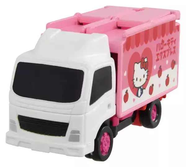 「ハローキティとガリガリ君、トミカと異色コラボ!?「特装合体ロボ ジョブレイバー」になって登場」の画像