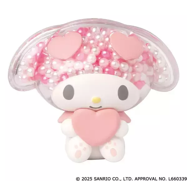 「「サンリオ」マイメロちゃんのカラフルビーズがときめく♪ クリア素材しか勝たん！ マスコットがカプセルトイに登場」の画像