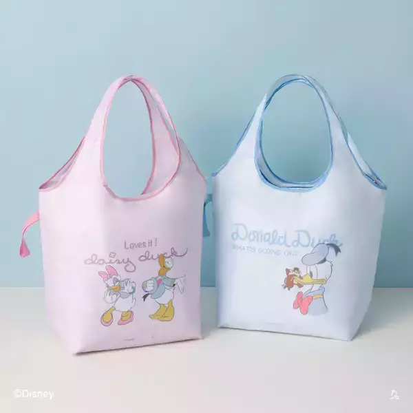 「ディズニー」ドナルド＆デイジーとほっこり時間♪淡いブルーとピンクがかわいいトラベル・防寒グッズが新登場