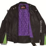 「「エヴァ」初号機のライダースが登場！お値段約30万円♪ “汎用ヒト型決戦兵器”の英字が大胆デザインでクール」の画像1