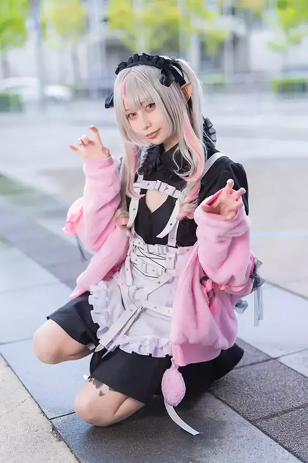 「【コスプレ】魔界ノりりむ13歳はつよつよサキュバスになりたい！人気レイヤー・ひのきお【写真8枚】」の画像