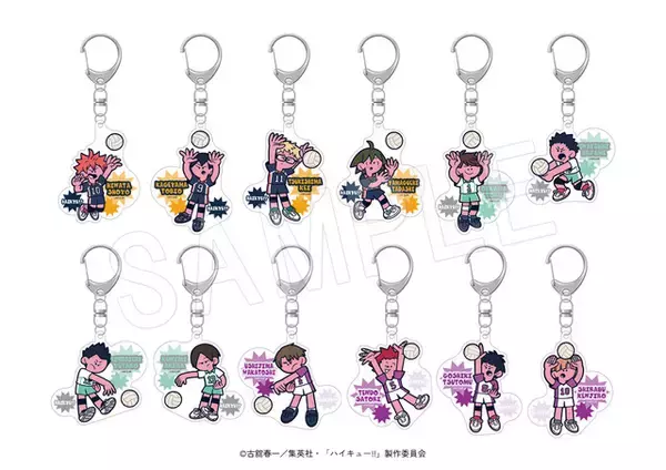 「「ハイキュー!!」のキャラクターをカートゥーン調にデザイン♪「ジャンフェス2026」で新作グッズ販売」の画像