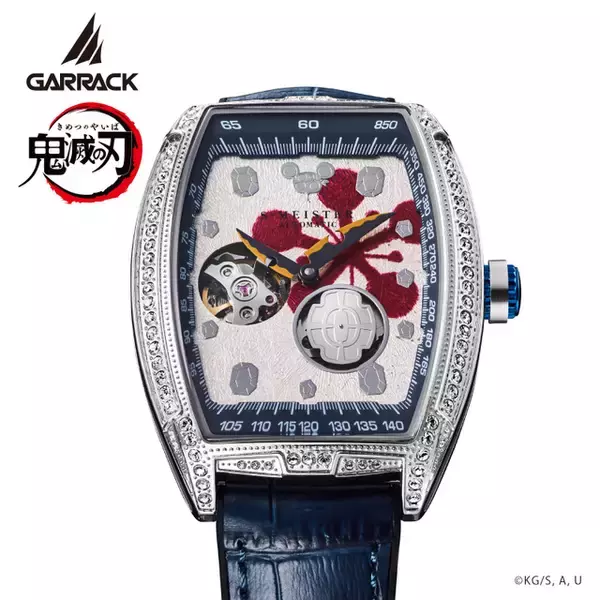 「「鬼滅の刃」宇髄天元、時透無一郎、甘露寺蜜璃の“日輪刀”もキラリッ！ 「金沢箔」使用の機械式腕時計に新モデル登場」の画像