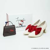 「「サンリオ」キティ＆クロミ、上品な大人かわいいを叶えるレディースシューズに！ミニショルダーバッグのセットで登場」の画像1