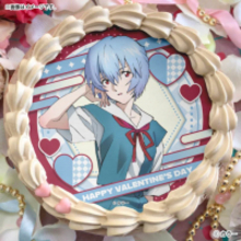 「エヴァンゲリオン」レイ、アスカ、マリから選べる♪缶バッジ付きのバレンタインスイーツ登場