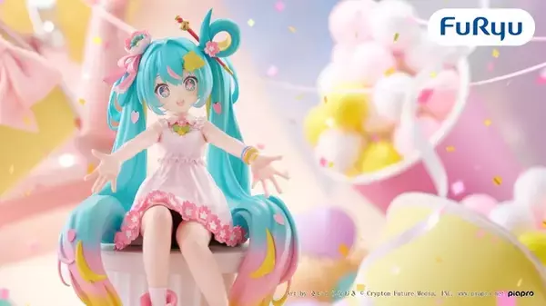 初音ミク、竈門炭治郎らがカップ麺ストッパーフィギュア「ぬースト」に！10周年記念でデスノート、鬼滅など人気作品が4月より登場
