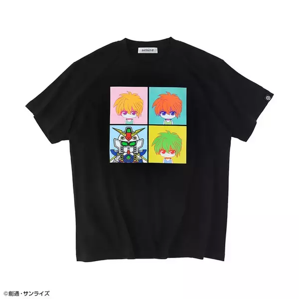 くまのぬいぐるみもデザイン♪ 「新機動戦記ガンダムW」デフォルメされたキャラが可愛い…！ Tシャツ＆ミニバッグ＆アクリルキーホルダーが登場