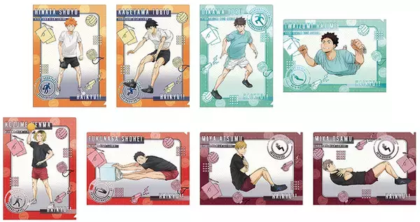「「ハイキュー!!」日向、研磨、宮兄弟と“体力測定”しよう！描き下ろしビジュの新グッズがアニメイトに登場」の画像