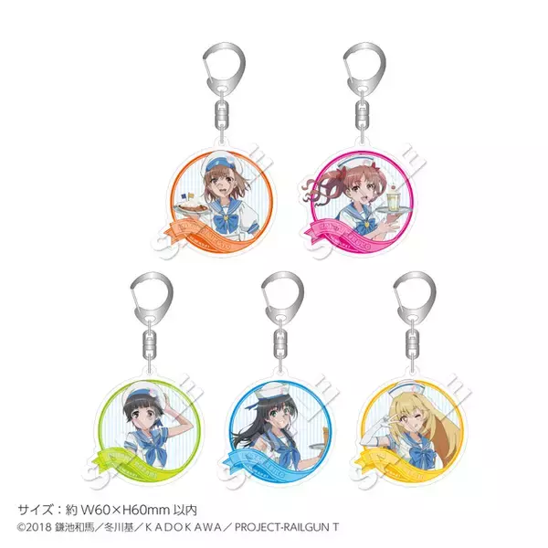 「「とある」御坂美琴、食蜂操祈らのマリン衣装が涼しげ♪“ゲコ太カレー”ほかオリジナルメニュー＆先行グッズ登場の「22カレー」コラボ開催」の画像