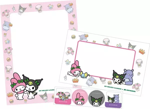 「サンリオ」マイメロディ&クロミがおそろいリボンで登場♪「モスバーガー」コラボ第1弾が11月12日より