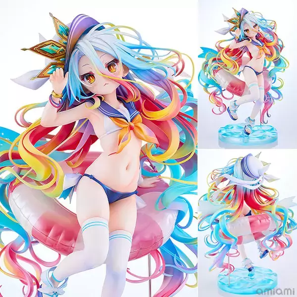 「「ノゲノラ」セーラー風水着姿の白がフィギュア化！髪のグラデーションを色鮮やかに表現して元イラストの空気感を再現」の画像