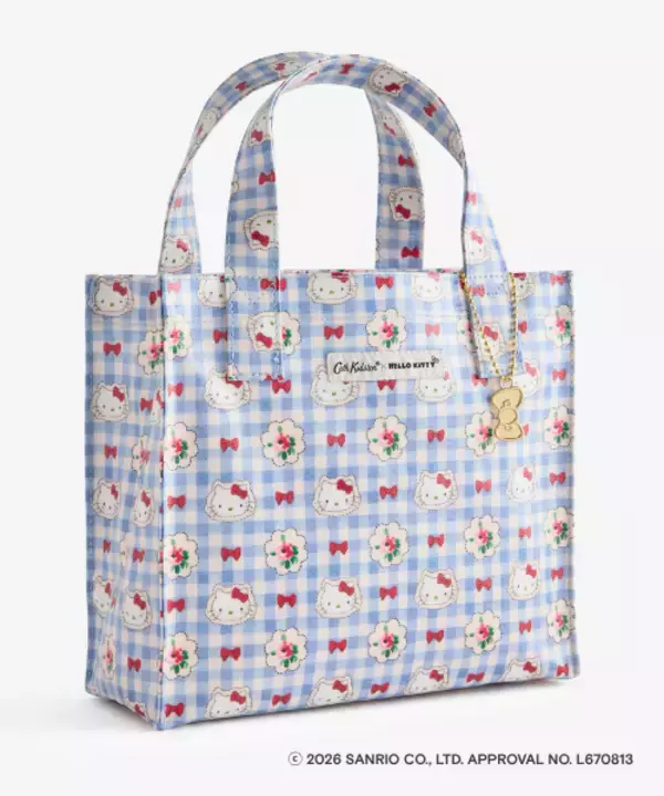 「ハローキティ×Cath Kidston即完売コラボ第2弾！英国感たっぷりのバッグ＆文具が可愛すぎる♪」の画像
