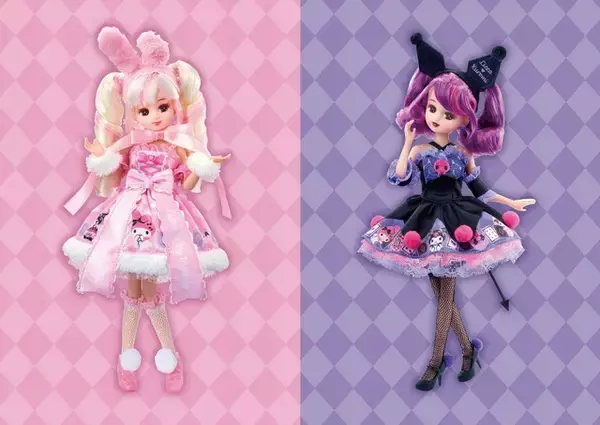 リカちゃんの“マイメロディ”＆“クロミ”イメージの姿がキュートすぎる♪ 「サンリオキャラクターズ×LiccA」第1弾