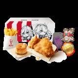 「「原神」アルハイゼン＆カーヴェと一緒にチキンを食べよう♪ KFCコラボ第2弾開催！ 限定BOXやゲーム内アイテム、豪華サイン色紙キャンペーンも」の画像1