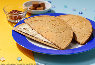 「ドラえもん」ドラちゃんがウィンク☆可愛くて美味しい♪「鎌倉半月」の新スイーツ登場