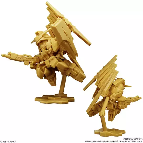 「ストライクフリーダムガンダム、サザビー、試作アッシマーがSDで立体化！ 「ガンダム スペリオルディファイン No.02」登場！ イラストが楽しめるシールも付属」の画像