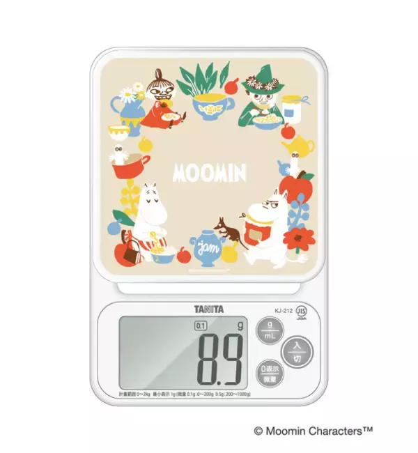 「ムーミンと毎日健康管理♪ スナフキンが描かれた歩数計も！ タニタコラボの体重計や歩数計、温湿度計など全4アイテム登場」の画像