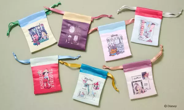 「ディズニー」アリス、ピノキオ、ダンボなど名作キャラが“リボン巾着” になって登場☆ ローソン限定販売【2月17日より】