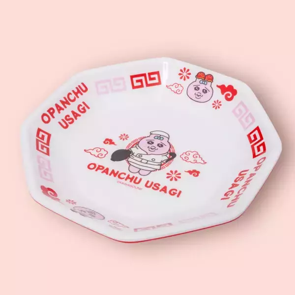 「おぱんちゅうさぎ」が中華風で登場!? 本格的な中華デザインの食器が26年3月に発売予定！