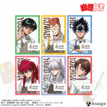 「幽☆遊☆白書」幽助、蔵馬、飛影がウェイター姿に!? 新規描き下ろしイラストを使用したグッズと「KINOKOS」が登場！