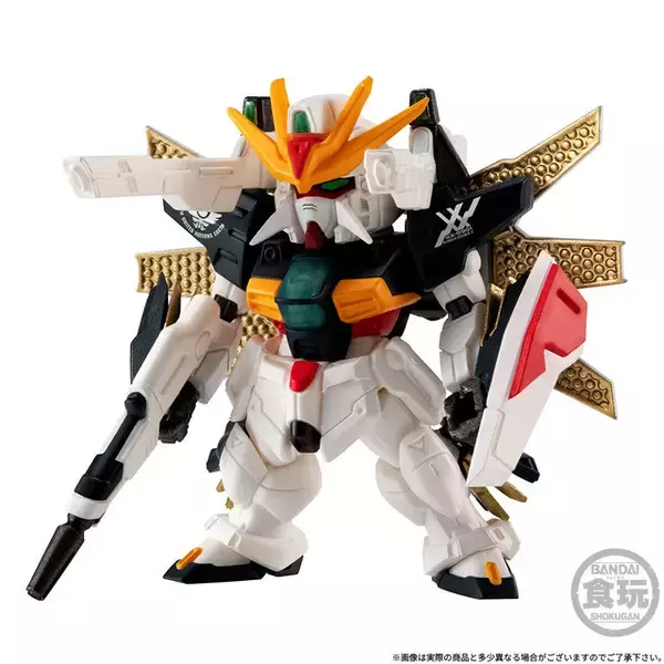 「“月が見えた！”「ガンダムX」ガンダムDX＆Gファルコンのミニフィギュア登場！ 合体ギミックも満載」の画像