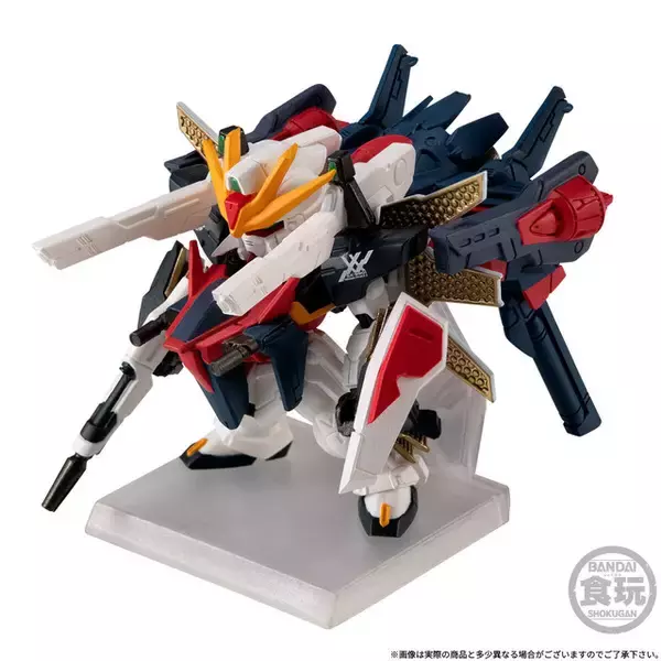 「“月が見えた！”「ガンダムX」ガンダムDX＆Gファルコンのミニフィギュア登場！ 合体ギミックも満載」の画像