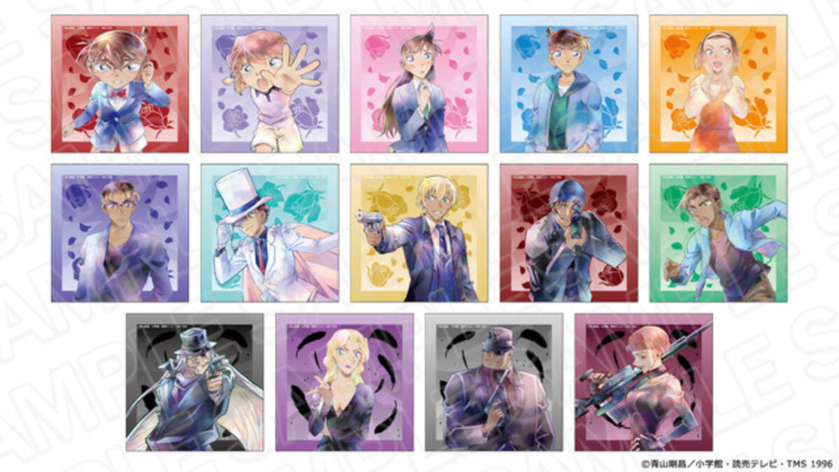 名探偵コナン 安室透 赤井秀一 ベルモットも 水彩画風のオリジナルグッズが登場 22年11月19日 エキサイトニュース