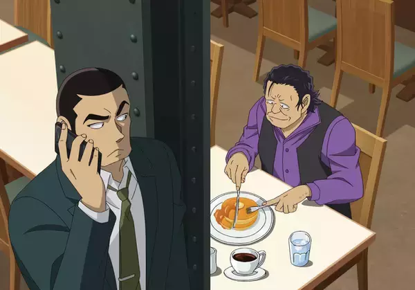 「「名探偵コナン」高木刑事と萩原千速がカップルに!? パンケーキデートの様子＆佐藤刑事の嫉妬顔など…第1185話」の画像