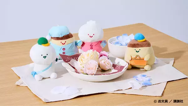 「お文具といっしょ」お文具さん、プリンさん、名も無き者たちがローソンに集合♪ 限定オリジナルグッズを販売