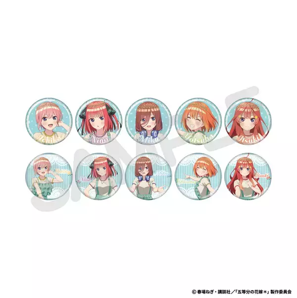 「「五等分の花嫁」三玖、四葉ら中野家の五つ子がタピオカドリンクのBull Puluとコラボ☆ グッズも販売♪」の画像