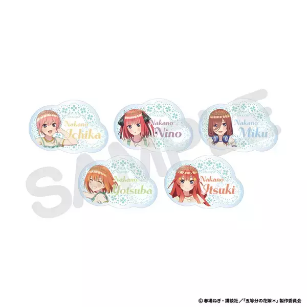 「「五等分の花嫁」三玖、四葉ら中野家の五つ子がタピオカドリンクのBull Puluとコラボ☆ グッズも販売♪」の画像