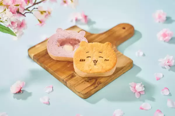 「「ちいかわ」“”さくらピンクが可愛い♪ パン、紅茶缶、シロップなどが登場！3月6日より販売開始」の画像
