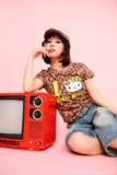 「「サンリオ」キティやクロミが“00年代ギャル”風アパレルに♪ レオパードやゼブラの総柄、ラインストーンがアツい!!　」の画像3