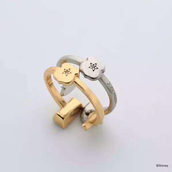 「「ズートピア」ジュディとニックのセットリングが再登場♪ 2人をイメージした色の石やモチーフをデザイン」の画像