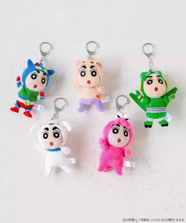 「「クレしん」しんちゃんがアクション仮面やぶりぶりざえもんに変身しちゃうゾ！ぬい、エコバッグ、巾着ほか全11型登場【LOWRYS FARM】」の画像