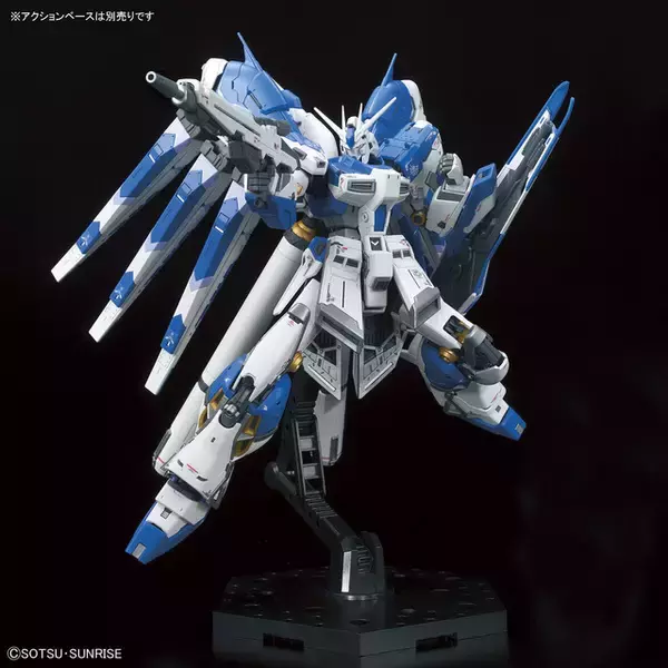 「RG 1/144 Hi-νガンダム」が抽選販売受付中！「アドヴァンスドMSジョイント」でフィン・ファンネル射撃時の形態を再現