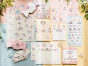 「サンリオキャラクターズ」不二家“ペコちゃん”とコラボ！まねっこした表情がキュートな文具シリーズ登場