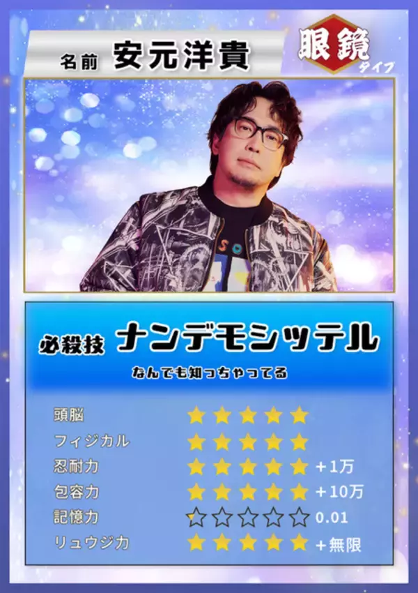 「「声優と夜あそび2026」MC声優たちの属性、必殺技、能力値は？ 総勢17名の「トレーディングカード」一挙大公開!!」の画像