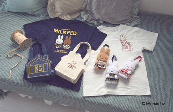 ミッフィーがひょっこり顔を出す☆「MILKFED.」コラボアイテム登場！メラニーのドールポーチもオンライン限定で