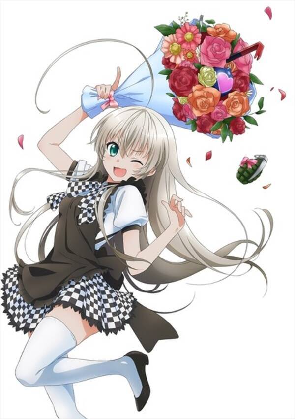 這いよれ ニャル子さん ニャル子が 花束 を持って愛と感謝をお届け アニメ描きおろし10周年記念イラスト公開 22年10月日 エキサイトニュース