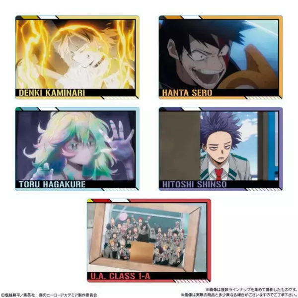 「「ヒロアカ」箔押し仕様の歴代キービジュアルなど全36種！カード付きソフトクッキー登場」の画像