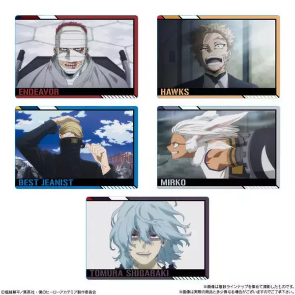 「「ヒロアカ」箔押し仕様の歴代キービジュアルなど全36種！カード付きソフトクッキー登場」の画像