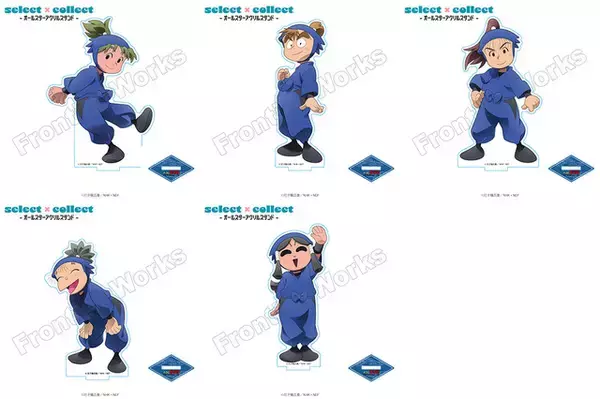 「「忍たま」全86種!? 乱太郎やきり丸らのアクスタが再々受注！新たにミニサイズのアクスタも」の画像