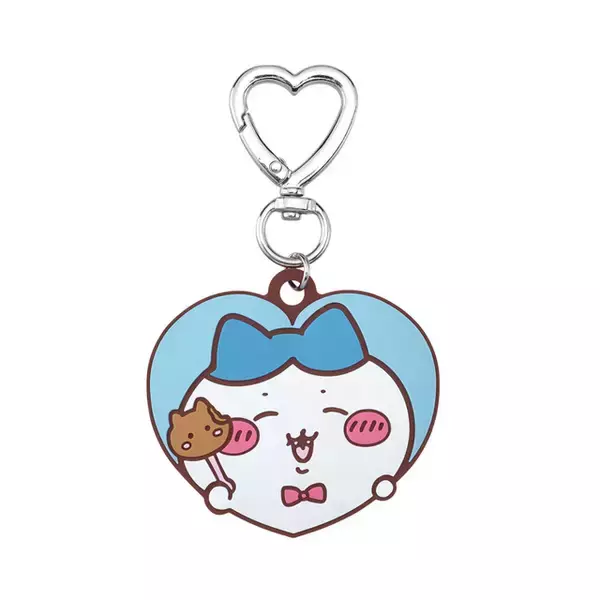 「「ちいかわ」ハチワレ、うさぎ、あのこも（!?）みんな可愛い♪ ハート型のぷっくりラバマスが登場」の画像