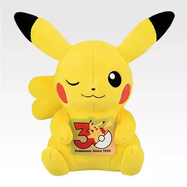 「「ポケモン」ピカチュウ30周年記念ぬいぐるみがラストワン賞に♪各地方の旅立ちの3匹もグッズ化☆ 一番くじ第2弾」の画像